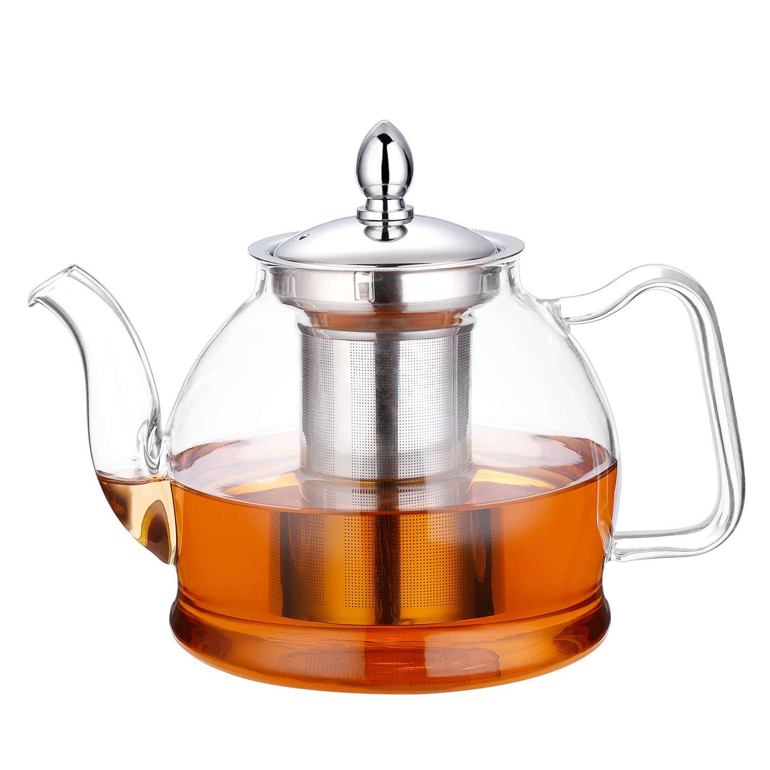 71eRVLTN9bL._SL1500_.jpg Hiware 1000ml Glass Teapot